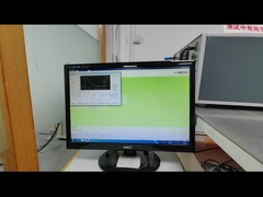 Exposição no local do laboratório de testes do produto